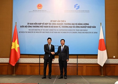 ベトナムと日本、産業貿易分野の協力強化で一致